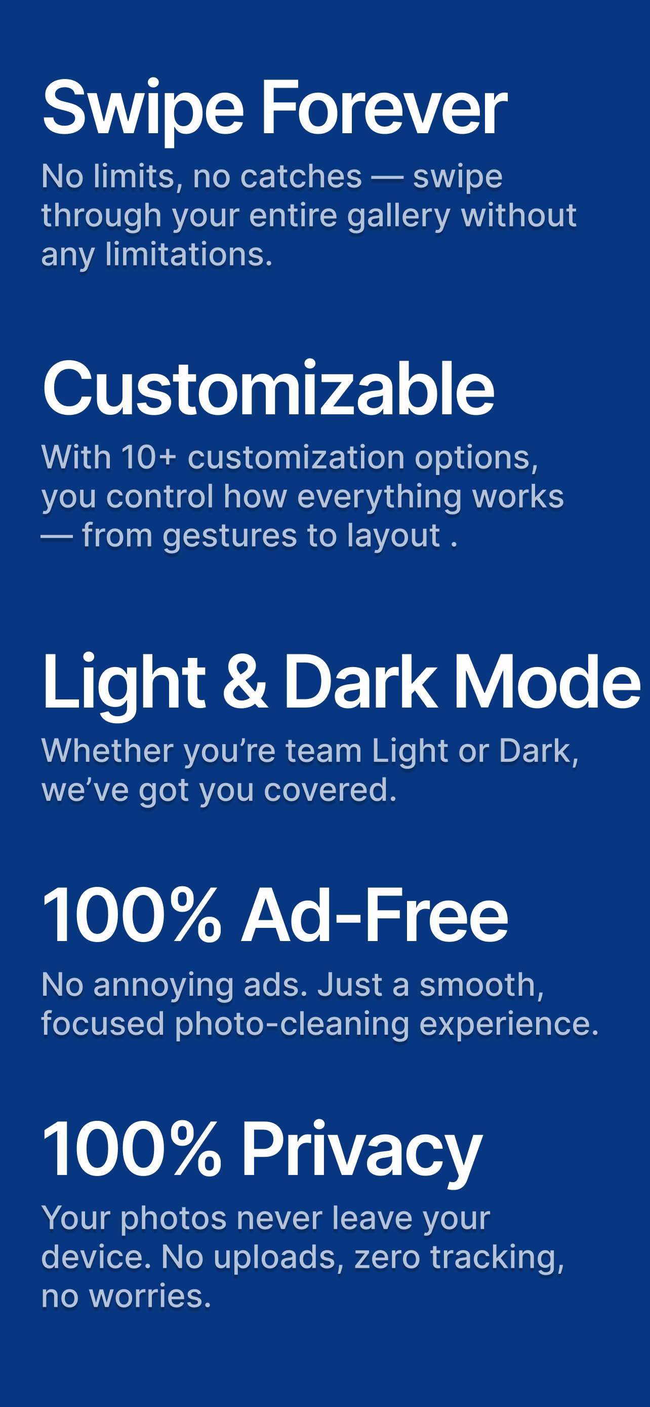 Powerful photo management tools
